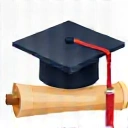 Ikona dyplomu symbolizująca edukację